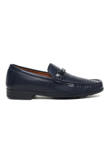 PREMIUM BIT DETAIL LOAFERS-NAVY