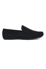 CLASSIC SUEDE LOAFERS-BLACK