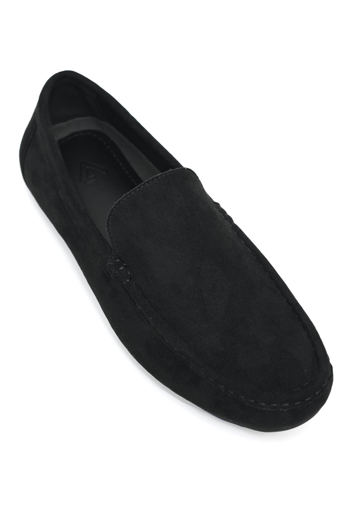 CLASSIC SUEDE LOAFERS-BLACK