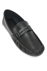 LOAFERS WITH CLASSIC STRAP-BLACK