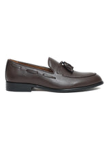 REGAL HAND-STITCHED TASSEL LOAFERS-COFFEE