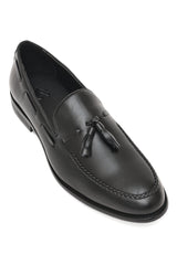 REGAL HAND-STITCHED TASSEL LOAFERS-BLACK