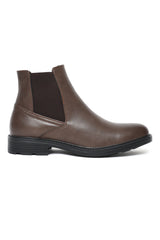 Classic Leather Chelsea Boots-Brown