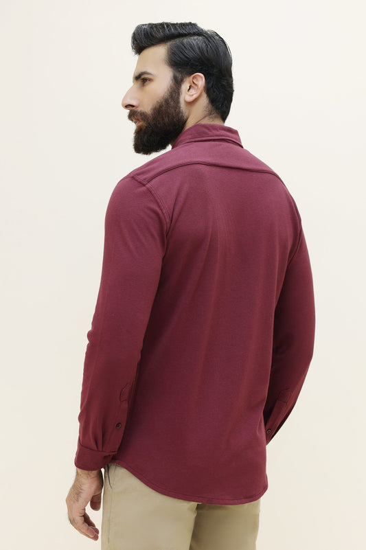 VERSA FIT MEN'S SHIRT-MAROON