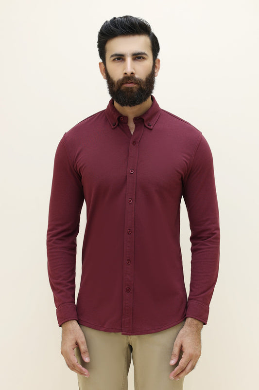 VERSA FIT MEN'S SHIRT-MAROON