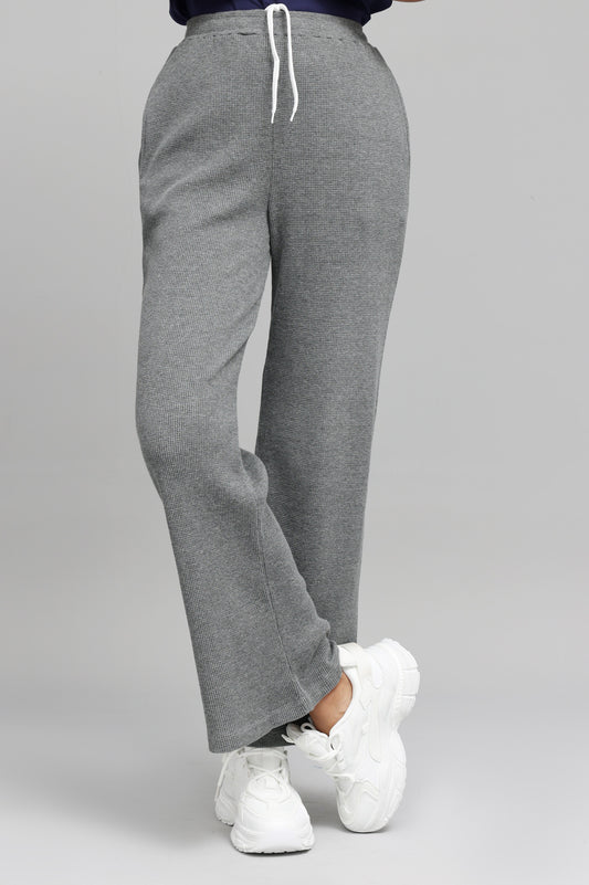 ELITE LOUNGE STRAIGHT-LEG JOGGERS-CHARCOAL