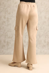 WIDE-LEG CARGO PANTS-KHAKI