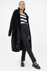 TEDDY COAT-BLACK