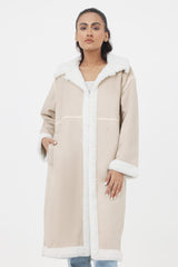 ALMAS FUR COAT-BEIGE