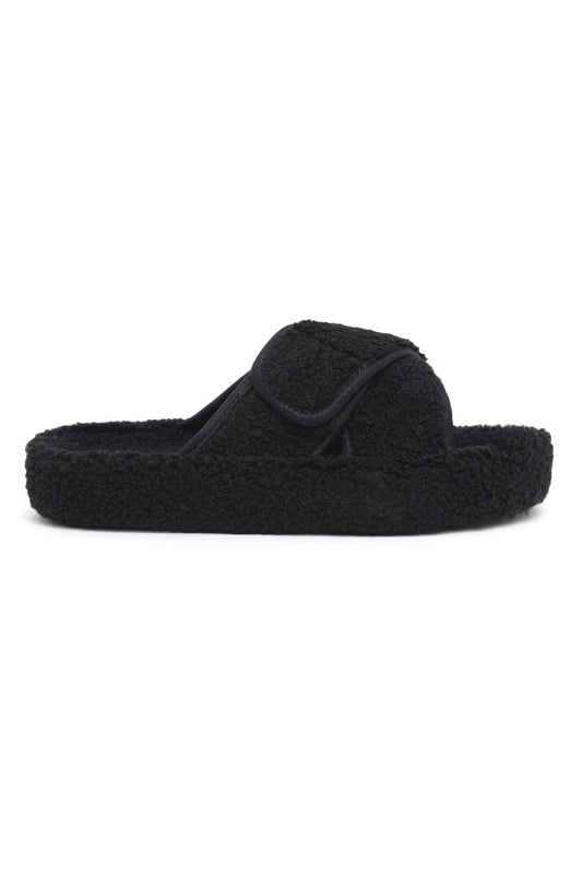 COMFY SLIDES-BLACK