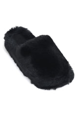 ALMAS FUR MULES-BLACK