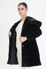 WOOL JACKET-BLACK