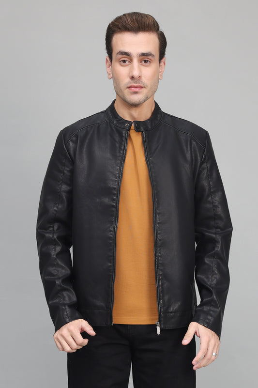 STREAMLINED MOTO JACKET-BLACK