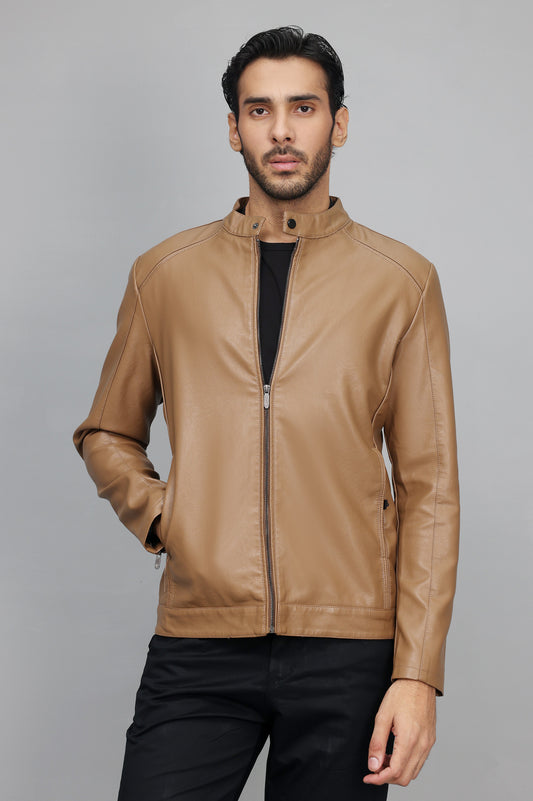 STREAMLINED MOTO JACKET-kHAKI