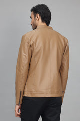 STREAMLINED MOTO JACKET-kHAKI