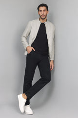 STREAMLINED MOTO JACKET-WHITE