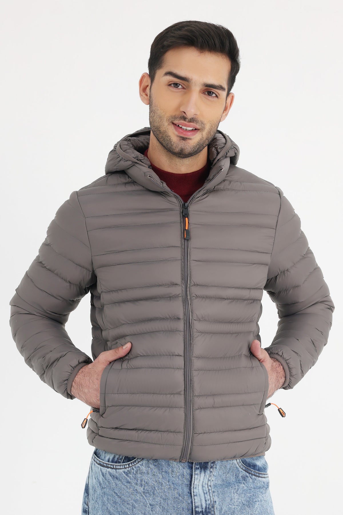 PUFFER JACKET-GREY