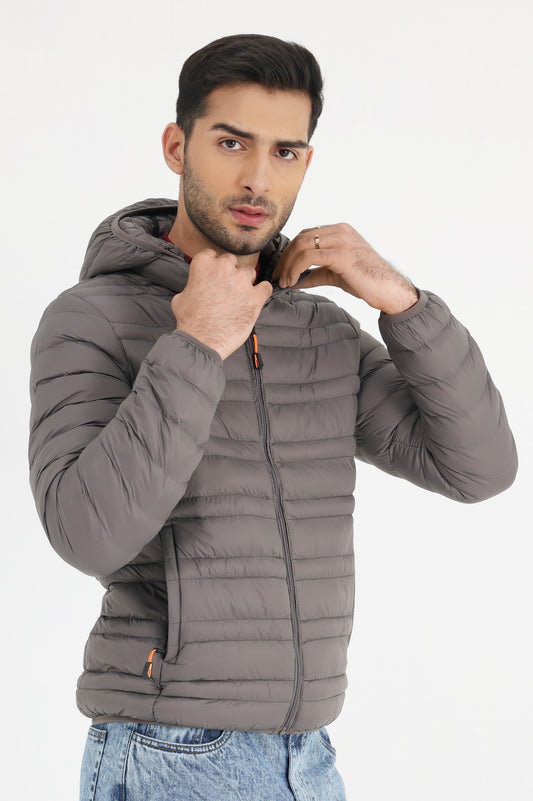 PUFFER JACKET-GREY