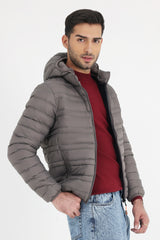 PUFFER JACKET-GREY