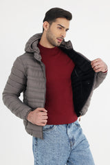 PUFFER JACKET-GREY