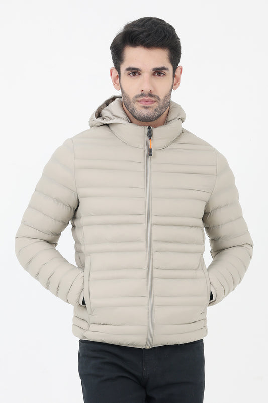 PUFFER JACKET-KHAKI