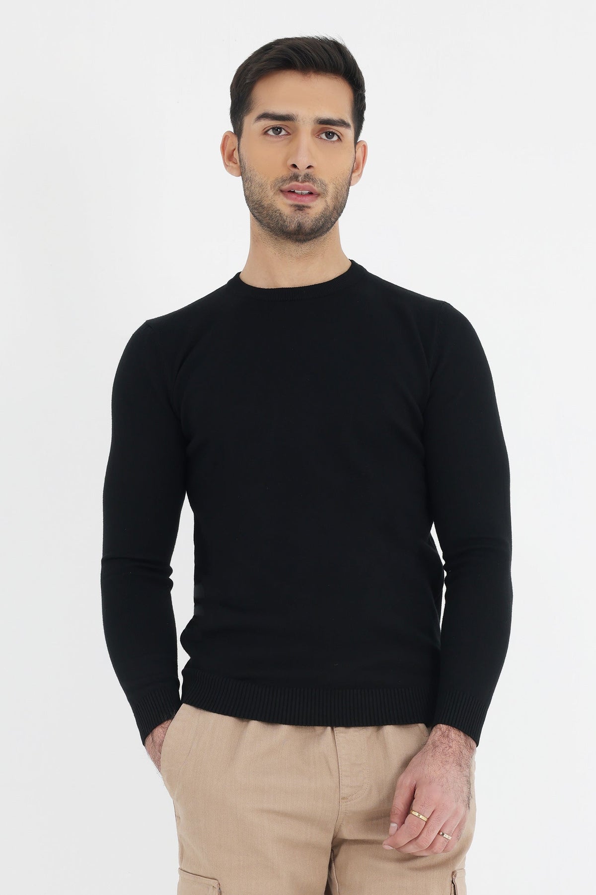 ALMAS SWEATER-BLACK