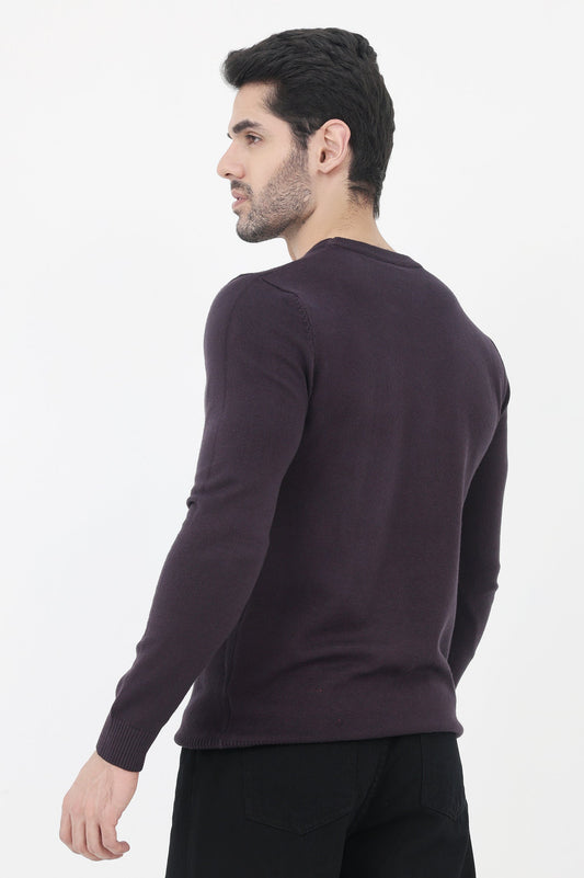 ALMAS SWEATER-PURPLE