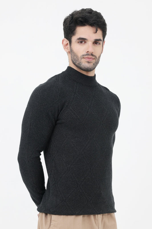 ALMAS SWEATER-CHARCOAL