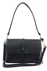 MINIMALIST CROSSBODY BAG-BLACK