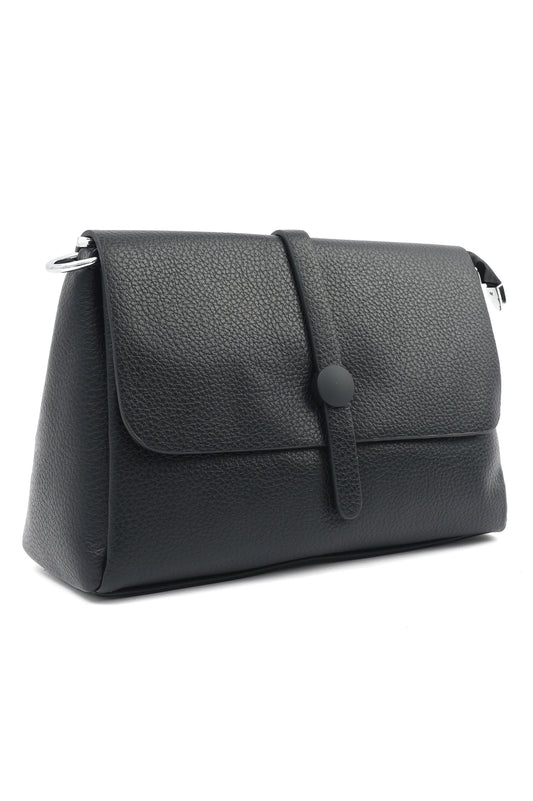 MINIMALIST CROSSBODY BAG-BLACK