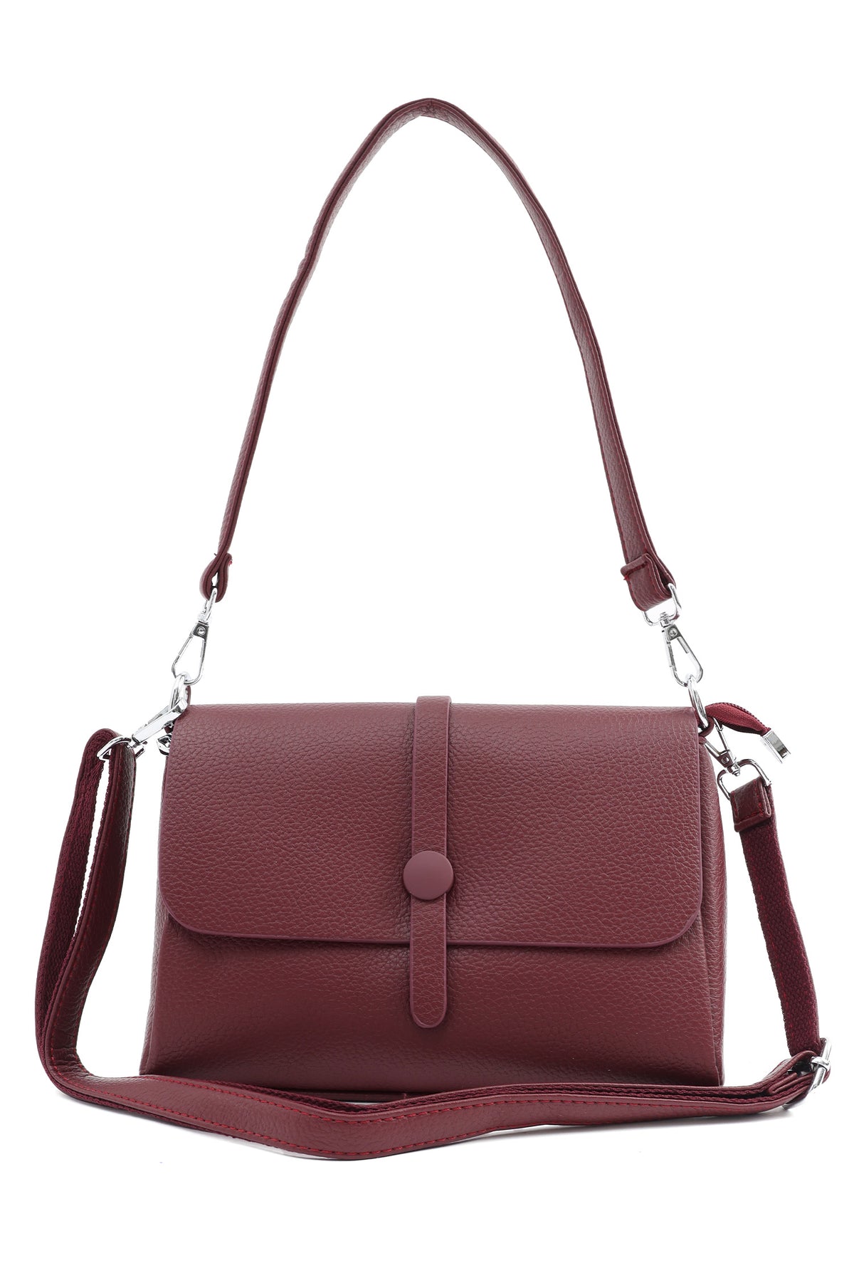 MINIMALIST CROSSBODY BAG-MAROON