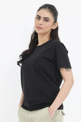 CLASSIC FIT ESSENTIAL TEE-BLACK