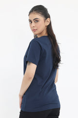 CLASSIC FIT ESSENTIAL TEE-NAVY