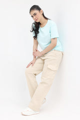 CLASSIC FIT ESSENTIAL TEE-SKY-BLUE