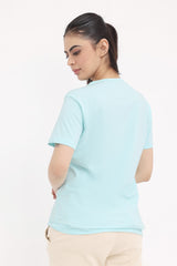 CLASSIC FIT ESSENTIAL TEE-SKY-BLUE