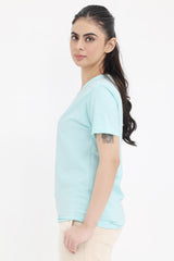 CLASSIC FIT ESSENTIAL TEE-SKY-BLUE