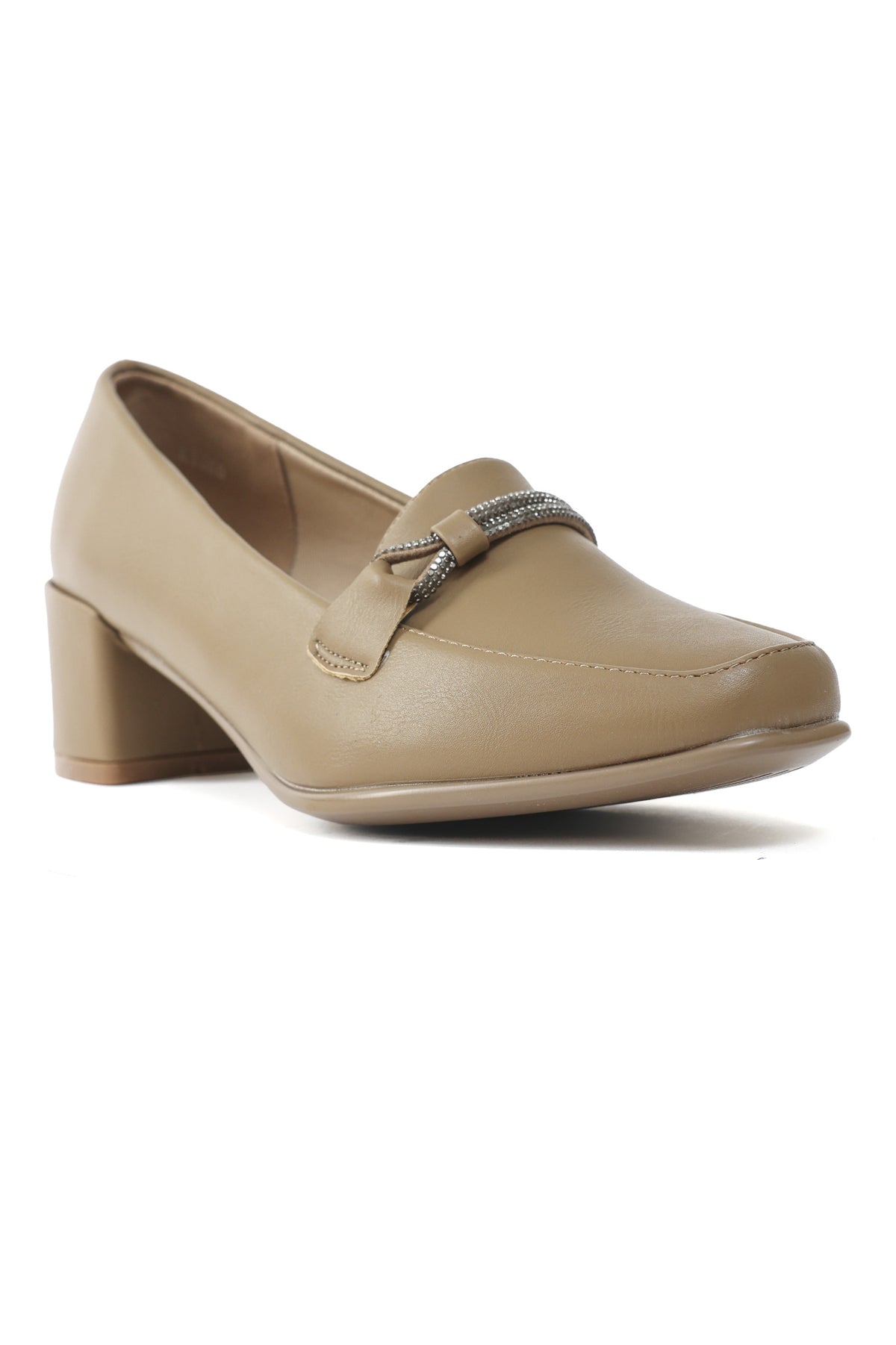 ALMAS HEEL LOAFERS-KHAKI