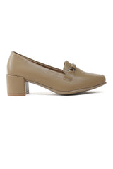 ALMAS HEEL LOAFERS-KHAKI