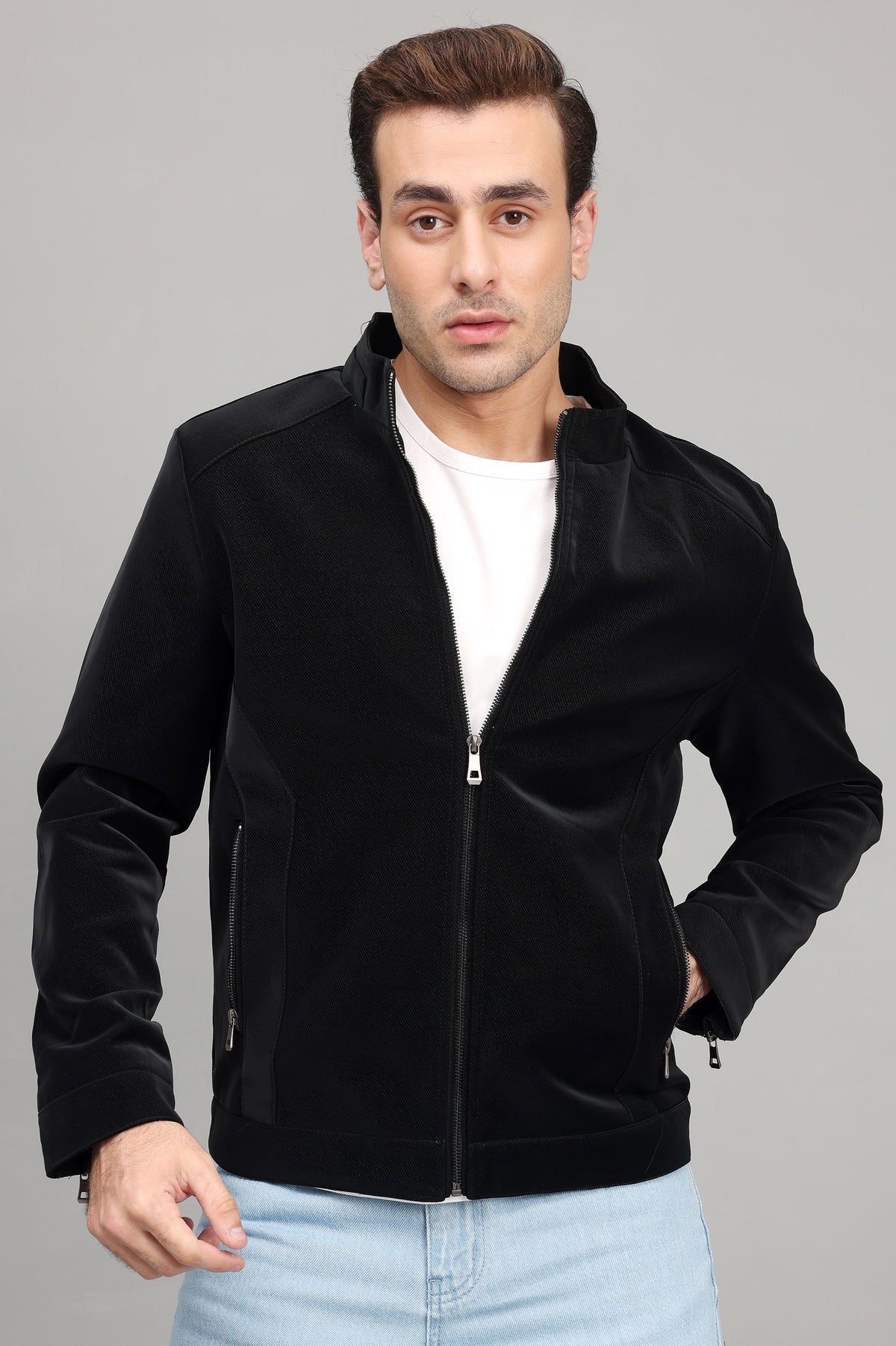 URBAN BOMBER JACKET-BLACK