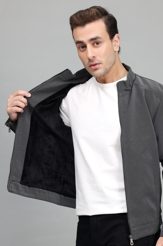 URBAN BOMBER JACKET-GREY