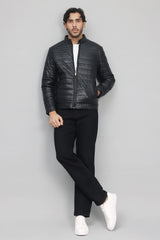 URBAN QUILTED JACKET-BLACK