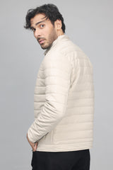 URBAN QUILTED JACKET-WHITE