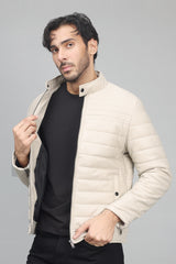 URBAN QUILTED JACKET-WHITE