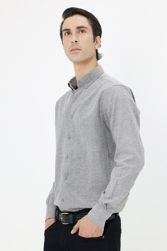 URBAN EDGE MEN'S SHIRT-GREY