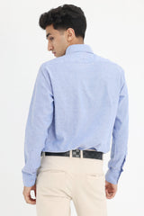 CLASSIC COTTON BUTTON-DOWN-BLUE