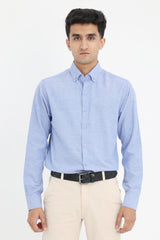 CLASSIC COTTON BUTTON-DOWN-BLUE