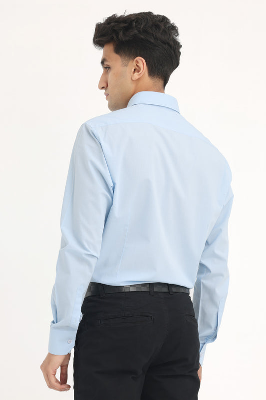 MODERN TAILORED SHIRT-SKY-BLUE