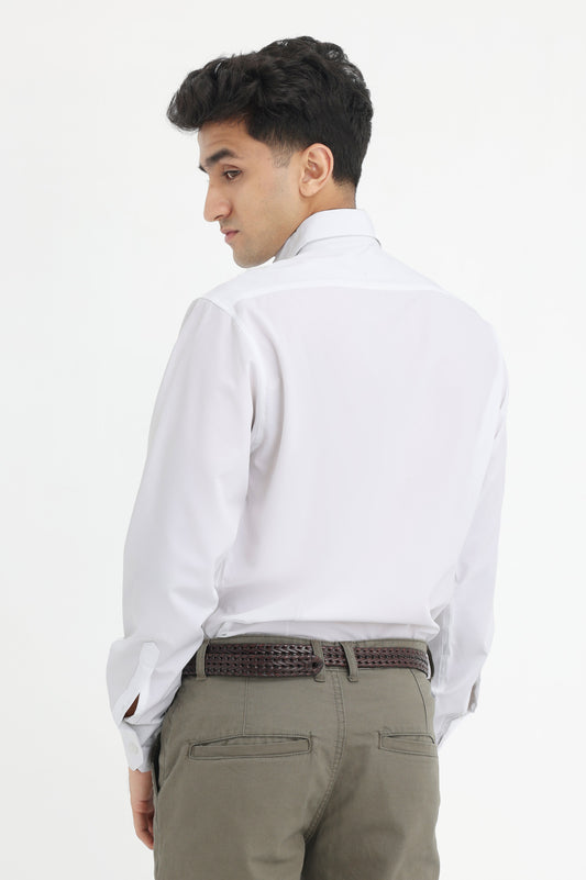 CLASSIC STRETCH SHIRT-WHITE