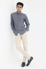 MEN'S CLASSIC STRETCH SHIRT-DK-GREY