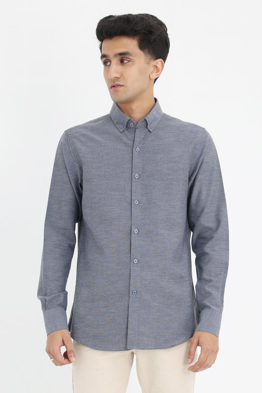 MEN'S CLASSIC STRETCH SHIRT-DK-GREY